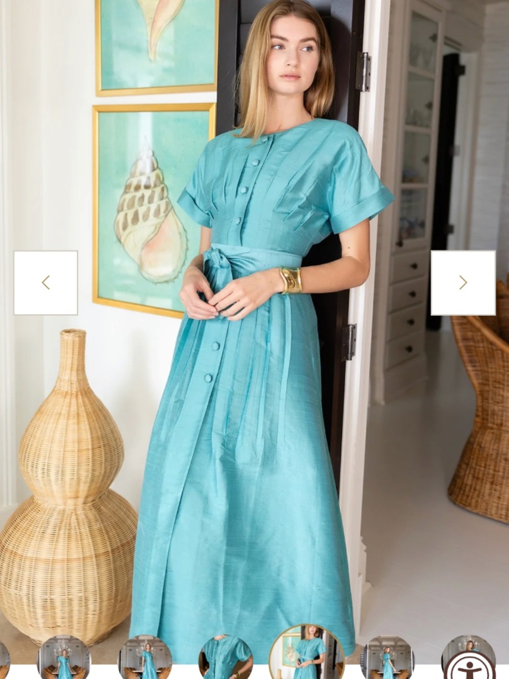 Julia Amory Lila Dupioni Dress